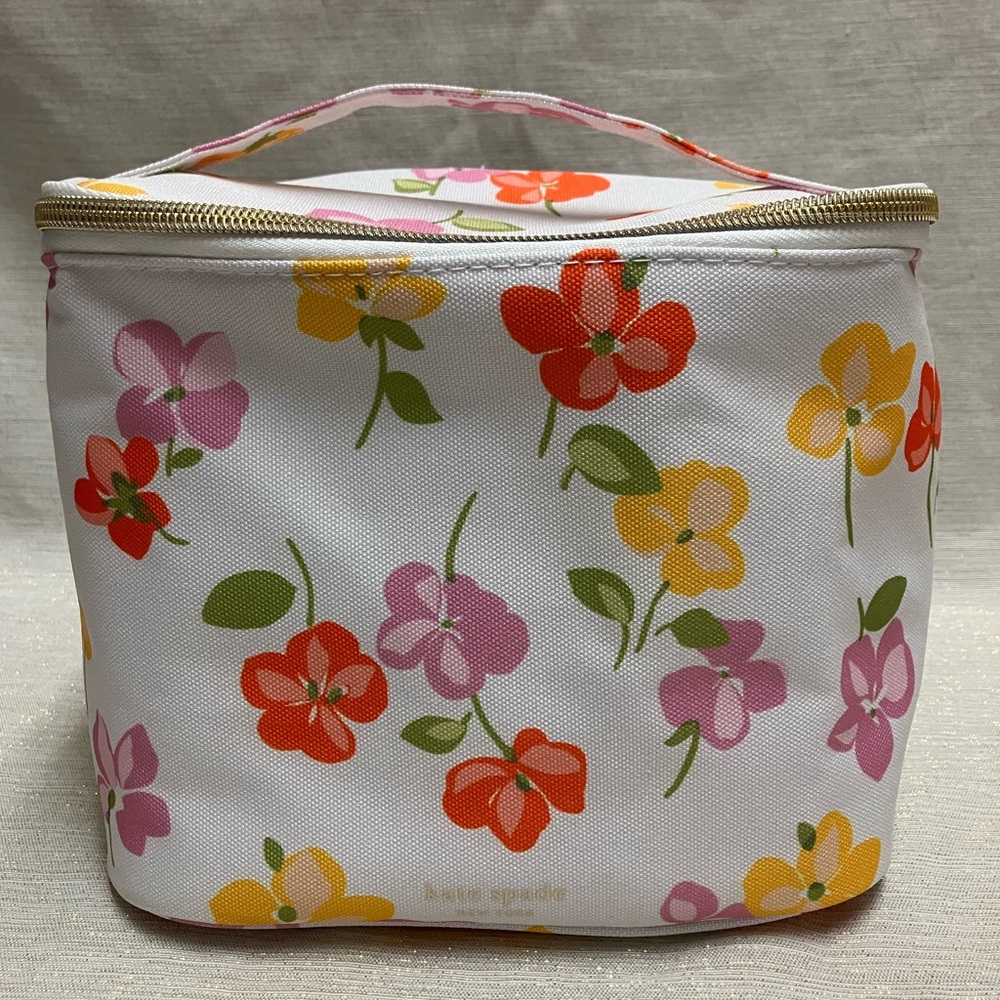 Kate Spade Spring Pansies Lunch Tote